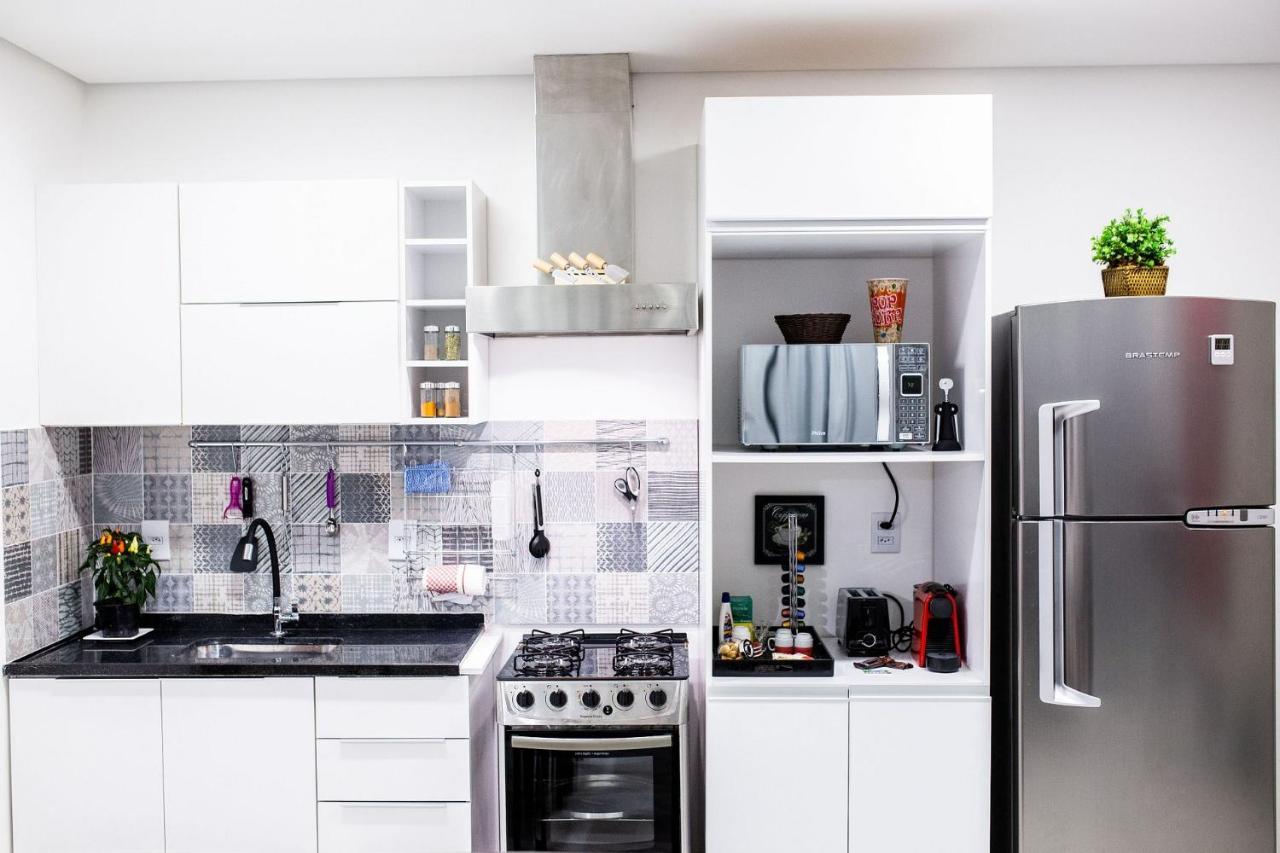 Loft Design, Amplo, Modern Com Ar Condicionado Em Alto De Pinheiros Apartman São Paulo Kültér fotó