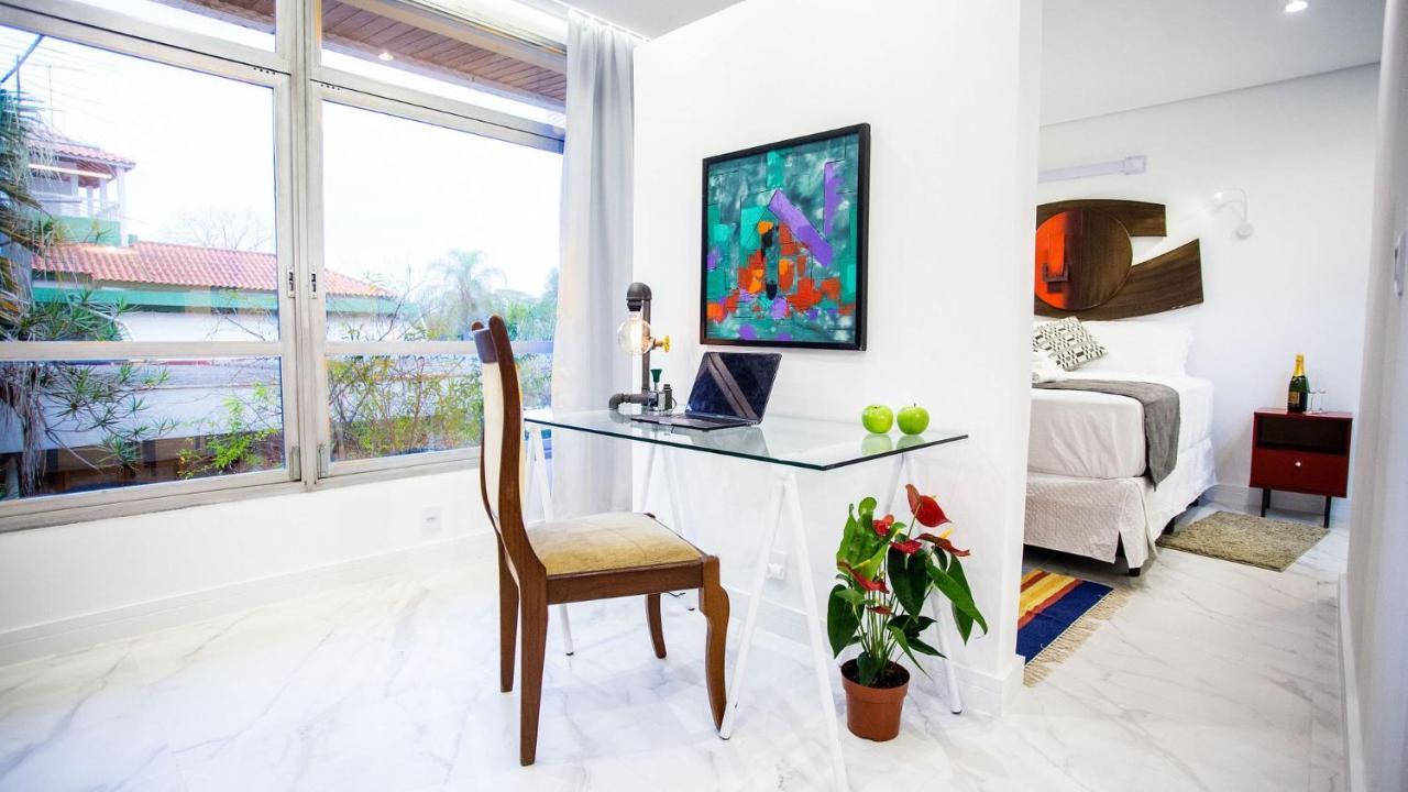 Loft Design, Amplo, Modern Com Ar Condicionado Em Alto De Pinheiros Apartman São Paulo Kültér fotó