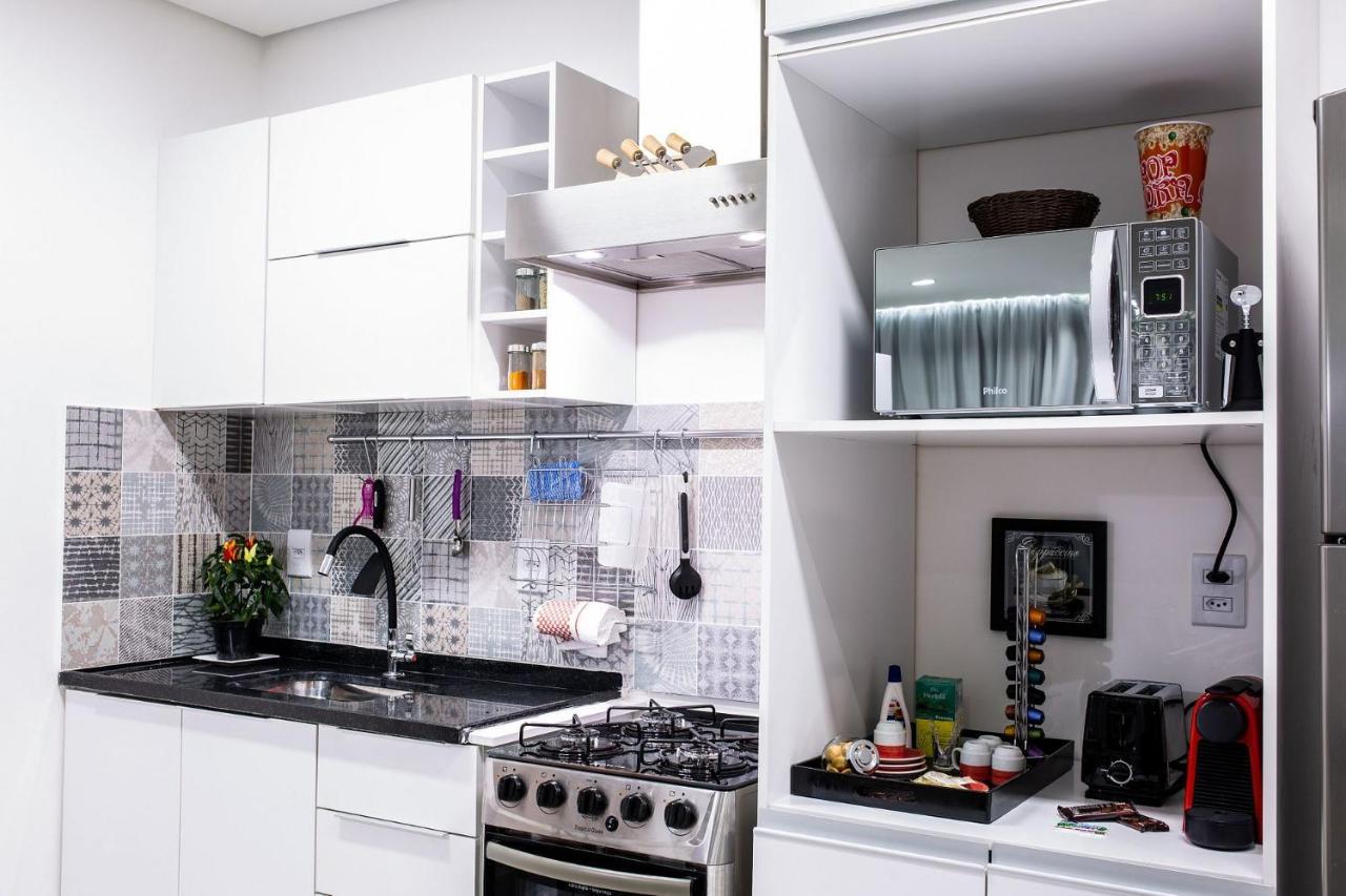 Loft Design, Amplo, Modern Com Ar Condicionado Em Alto De Pinheiros Apartman São Paulo Kültér fotó