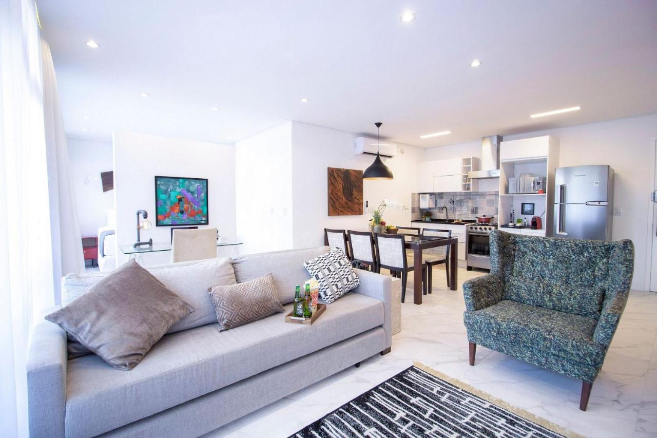 Loft Design, Amplo, Modern Com Ar Condicionado Em Alto De Pinheiros Apartman São Paulo Kültér fotó